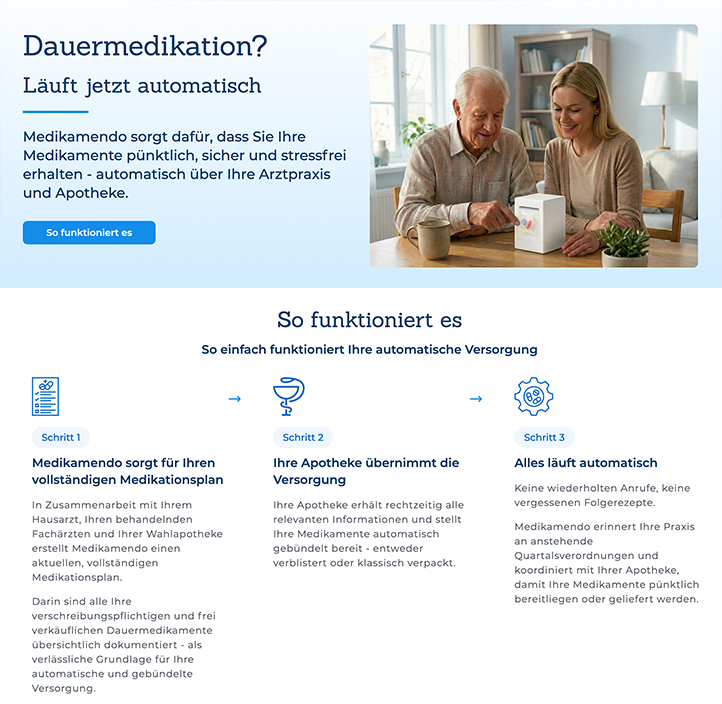 Medikamendo – Automatische Medikamentenversorgung