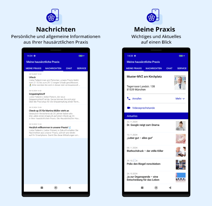 Meine hausärztliche Praxis App