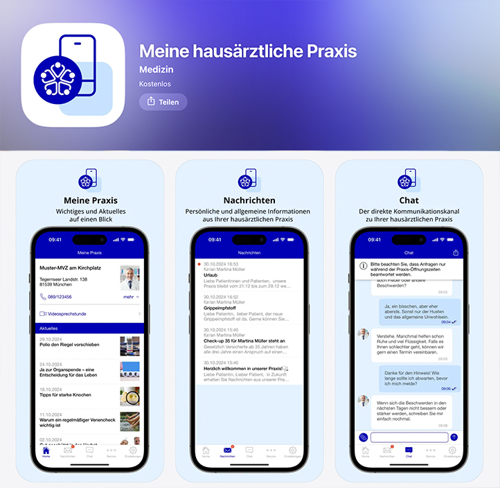 Meine hausärztliche Praxis App
